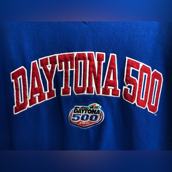 Vtg NASCAR Daytona 500 Embroidered 49th Annual ProEdge Racing Sweatshirt Large - Picture 11 of 11